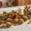Sabulosum-Zapfen creme 500g Holz 4–6cm für Dekoration und Basteln | Floristik24.ch