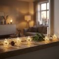 LED Lichterkette Sterne 20 LEDs Warmweiss 1,90 m für Innen | Floristik24.ch