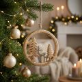 Fensterdeko aus Mangoholz und Metall Rentier 19,5cm Naturfarben | Floristik24.ch