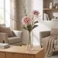 Künstliche Chrysanthemen Rosa-Mauve Ø13cm L72cm 2er-Set | Floristik24.ch