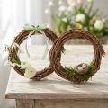 Dekoring Mini Rebenkranz Natur 15cm Set 6 Stück für Bastel- und Dekorationsprojekte | Floristik24.ch