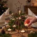 Teelichthalter Tannenbaum Bronze Ø27cm H38cm | Floristik24.ch