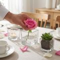 Glaswürfel klar 8 cm x 8 cm x 8 cm, 6er-Set | Floristik24.ch