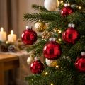 Weihnachtskugeln aus Glas, Rot, Ø 4 cm, 24 Stück | Floristik24.ch