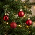 Christbaumschmuck Weihnachtskugeln Kunststoff Ø3cm Rot 14 Stück | Floristik24.ch