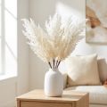 Pampasgras Kunstpflanze Weiss 92cm Kunststoff und Metall | Floristik24.ch