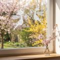 Dekofigur Fensterdeko Metallfee 15x10cm Weiss 2er-Set mit Jutekordel für Frühling | Floristik24.ch