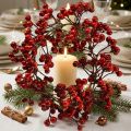 Beerenkranz Rot Kunstpflanze Kunststoff Ø20cm Weihnachten | Floristik24.ch
