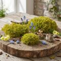 Künstliches Moos Grün-Braun – Moospolster 10/12/14 cm, 3 Stück | Floristik24.ch