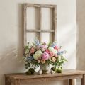 Deko Fenster Rahmen Holzdeko rustikal Braun 40×60cm | Floristik24.ch