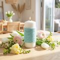 Dochtfaden aus Wolle und Jute Hellblau 55m für Floristik und Dekoration | Floristik24.ch