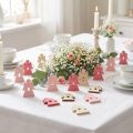 Holzengel Streudeko 4cm Pink Rosa Weiss, 72 Stück | Floristik24.ch