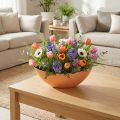 Deko-Schale Pflanzschale Kunststoff Aprikot Schwarz 39x12x13cm | Floristik24.ch