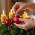 Weihnachtskugel Ø4cm Rot Glanz/Matt 24 St | Floristik24.ch