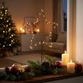 LED Stern aus Metall mit Batteriebetrieb und Standfuss 46cm schwarz | Floristik24.ch