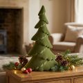 Deko Tanne Tannenbaum beflockt Weihnachtsbaum Grün 60cm | Floristik24.ch