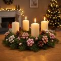 Mini Weihnachtskugeln Spiegelbeeren Ø20mm Glas Rosa Creme 140 Stück | Floristik24.ch