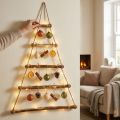 Wanddeko aus geflammtem Holz 75 × 105 cm im Boho-Stil | Floristik24.ch