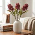 Skimmia Japonica Kunstblume Burgund mit DryLook aus Kunststoff 59 cm 3St | Floristik24.ch