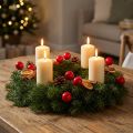 Künstliche Mini-Weihnachtskugeln Rote Beeren Ø 1,5-2 cm 48 Stück | Floristik24.ch