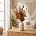 Palmspear aus Palmenblatt 41–53 cm, gebleicht, orange und dunkelrot, 30 Stück | Floristik24.ch