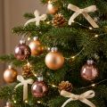 Weihnachtskugeln Mini aus Glas Ø 3 cm Rosa-Apricot-Mix 22 Stück | Floristik24.ch