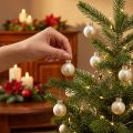 Mini-Christbaumkugeln Glas Perlweiss Ø 2,5 cm 22 Stück | Floristik24.ch