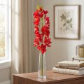 Orchidee Cymbidium Künstlich 78 cm Rot-Gelb | Floristik24.ch
