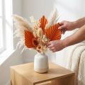 Palmspear aus Palmblättern Orange 65 Stück ca. 40–56 cm | Floristik24.ch