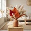 Trockenblumen Palmspeere Mini, Rot und Orange, 30–40 cm, 100 Stück | Floristik24.ch