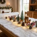 Schneematte aus Polyester 600×45 cm Weiss für saisonale Dekoration | Floristik24.ch