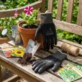 Kixx Nylon Gartenhandschuhe Gr. 10 Schwarz für vielseitige Gartenarbeiten | Floristik24.ch