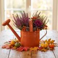 Metall Deko-Giesskanne 26cm 5L Orangebraun – Pflanzgefäss und Dekoration für Innen- und Aussenbereiche | Floristik24.ch