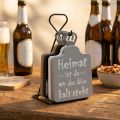 Flaschenöffner-Set mit Sprüchen Holz Metall 4-teilig ca. 15x10cm | Floristik24.ch