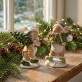 Weihnachtsmäuse Deko Maus Grün Braun H8cm 2 St | Floristik24.ch