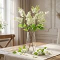 Fliederzweig Kunstblume Weiss 84 cm Kunststoffmetall | Floristik24.ch