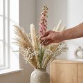 Künstliche Trockenblume Rittersporn Delphinium Rosa, 64 cm, für Dekoration | Floristik24.ch