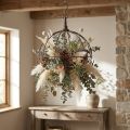 Metallkrone Hängedekoration Rostbraun Ø31cm H31cm mit 12 Haken | Floristik24.ch