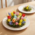 Teller rund Kunststoff 17 cm Apricot Dekoration 6er-Set | Floristik24.ch
