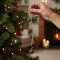 Weihnachtsglöckchen Rustikal Metall 37 cm Kupfer Dunkelbraun 6er Set | Floristik24.ch