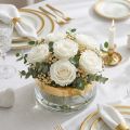 Infinity Rosen Gross Ø5,5-6cm Weiss 6 Stück aus echten konservierten Blumen | Floristik24.ch