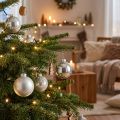 Glaskugeln Silber, Christbaumkugeln, Ø 7,5 cm, H 8,5 cm, Set à 12 Stück | Floristik24.ch
