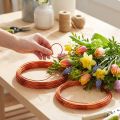Flexibler Aluminiumdraht 12m Orange Ø2mm für kreative Bastelideen und Floristik | Floristik24.ch
