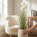 Künstliche Allium-Kugelblume in Weiss, 78cm | Floristik24.ch