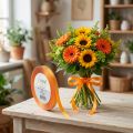 Dekoband Geschenkband Orange 8mm Webkante 50m – Polyesterband für Dekorationen | Floristik24.ch