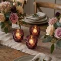 Teelichthalter Glas Berry Ø7cm H7cm im Trauben-Design, 6er-Set | Floristik24.ch
