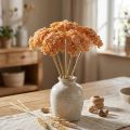 Schafgarbe künstlich 50 cm Orange 5er Bund | Floristik24.ch