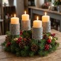Kerzenhalter zum Stecken Adventskranz Ø6,5cm H14cm 4 St | Floristik24.ch