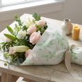 Blumenseide Efeumuster 50 cm Rolle Grün 5 kg Verpackungspapier | Floristik24.ch
