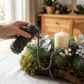 Filzkordel Grau 25m aus Jute und Schafwolle – Vielseitige Bastelschnur für Deko und Floristik | Floristik24.ch